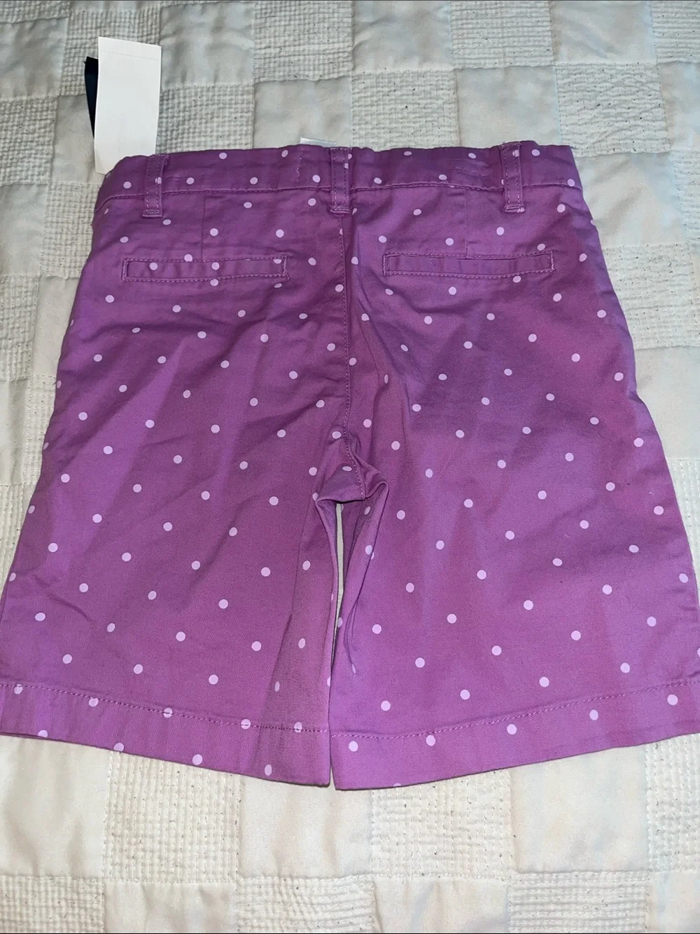 OshKosh B'gosh Purple Polka Dot Girls Shorts